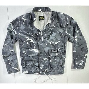 Palace x ArkAir Camo Ripstop Jacket 2017 Gray White Small Made in UK